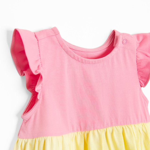 Рокля без ръкав, цвят: Розов