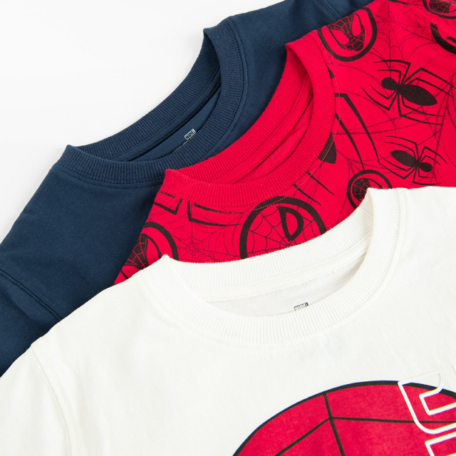 Тениска с къс ръкав 3бр. SPIDER-MAN, цвят: Микс