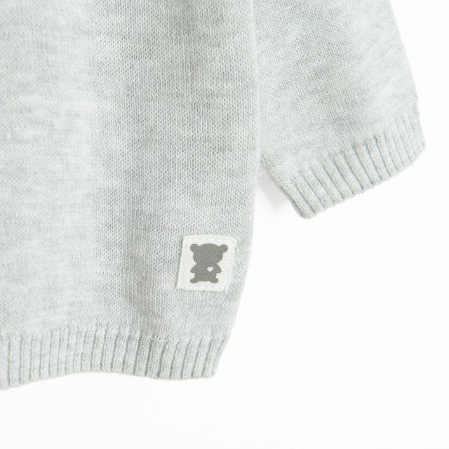 Жилетка, цвят: Сив меланж