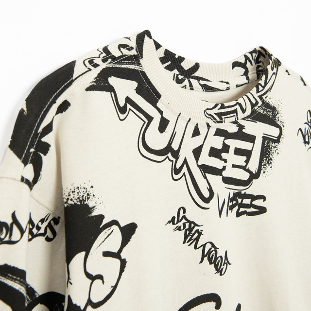 Блуза с дълъг ръкав, цвят: Черен