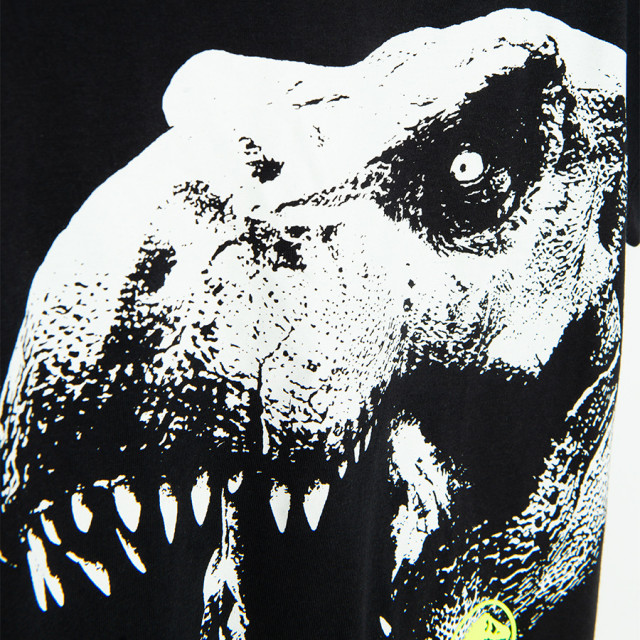 Тениска с къс ръкав JURASSIC WORLD, цвят: Черен