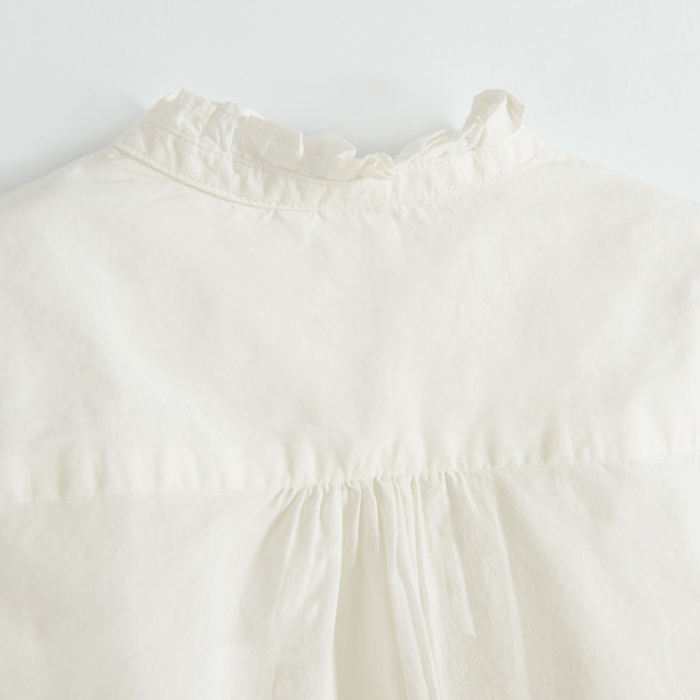 Риза с дълъг ръкав, цвят: Бял