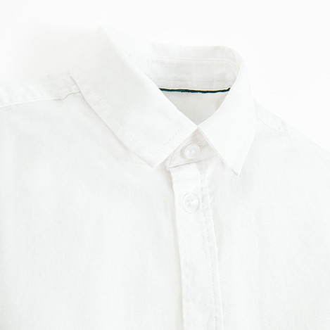 Риза с дълъг ръкав, цвят: Бял
