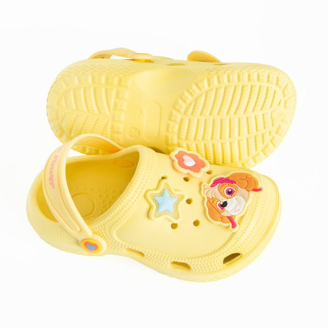 Плажни чехли PAW PATROL, цвят: Жълт