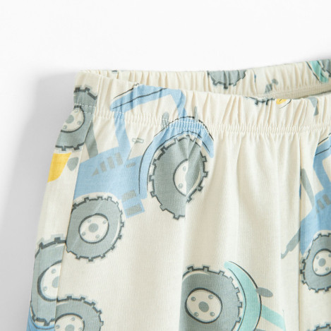 Пижама, цвят: Бежов