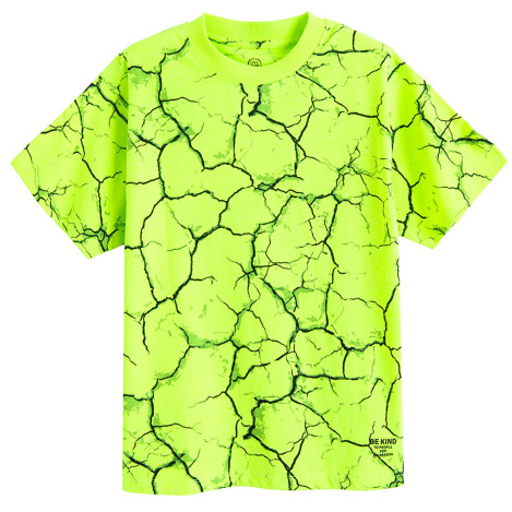 Тениска с къс ръкав, цвят: Лайм