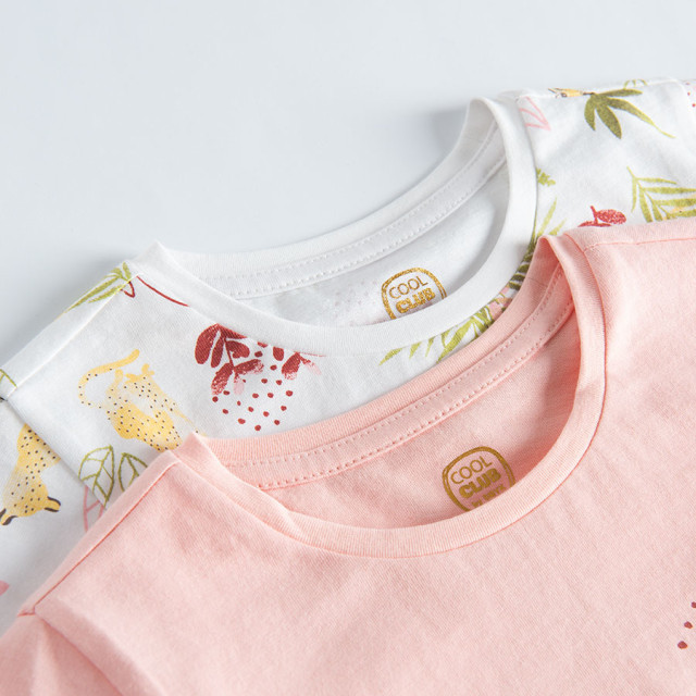 Тениска с къс ръкав 2бр., цвят: Микс