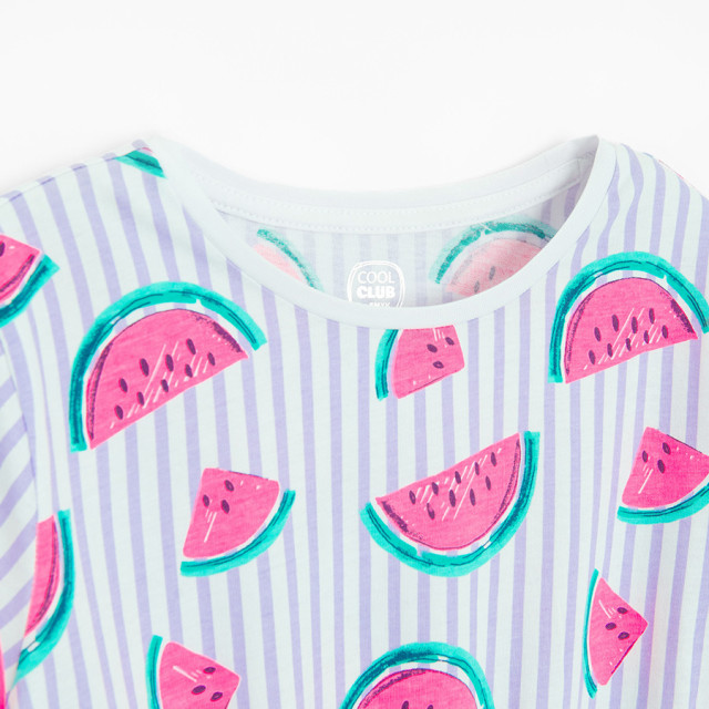 Рокля с къс ръкав, цвят: Бял