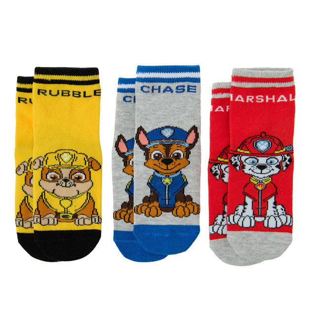 Чорапи 3бр. PAW PATROL, цвят: Микс