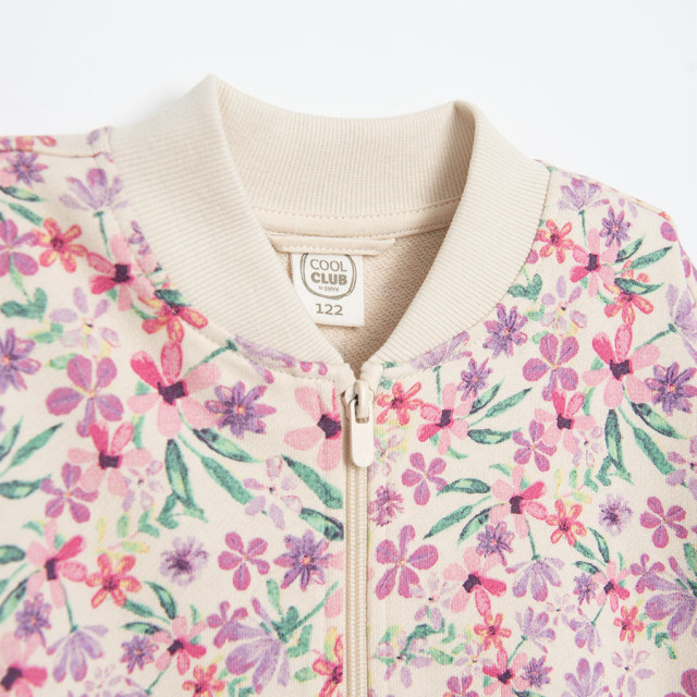 Блуза с дълъг ръкав, цвят: Бежов