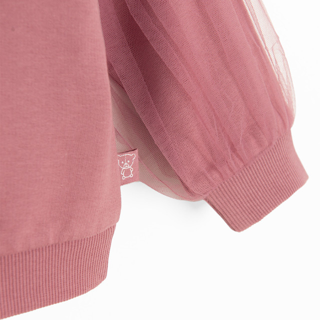 Блуза с дълъг ръкав, цвят: Пепел от рози