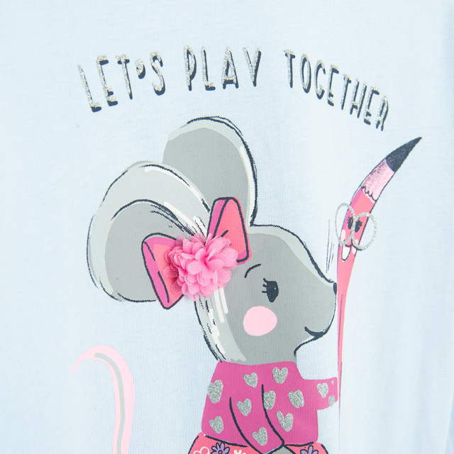 Тениска с дълъг ръкав 3бр., цвят: Микс