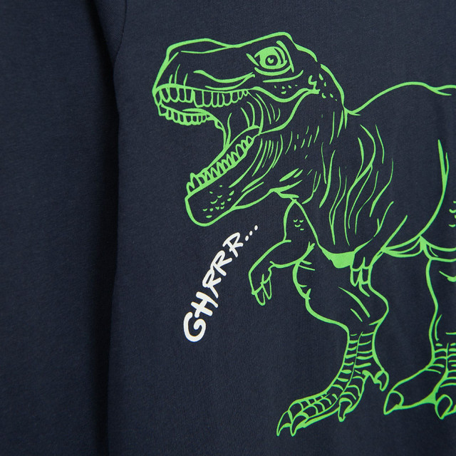 Тениска с дълъг ръкав, цвят: Син