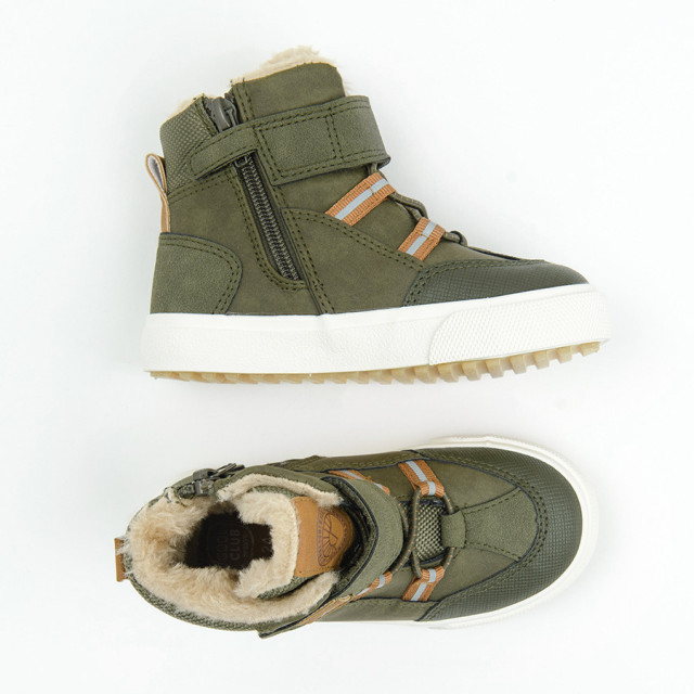 Високи обувки, цвят: Каки