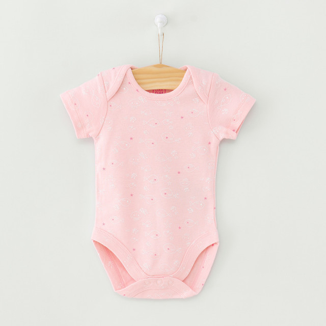 Боди с къс ръкав 5бр., цвят: Микс