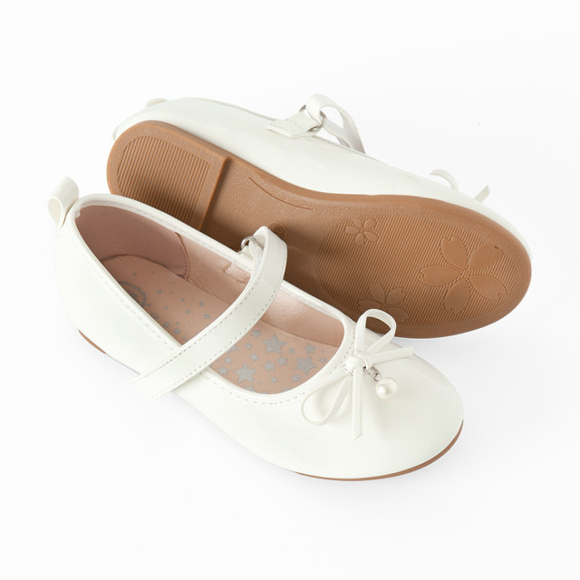 Балеринки, цвят: Бял