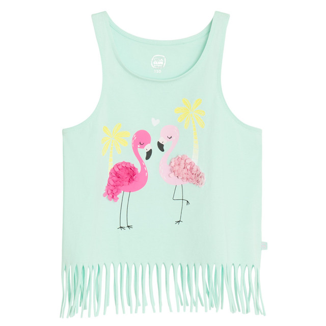 Блуза без ръкави, цвят: Син