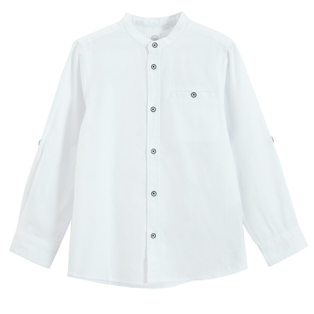 Риза с дълъг ръкав, цвят: Бял