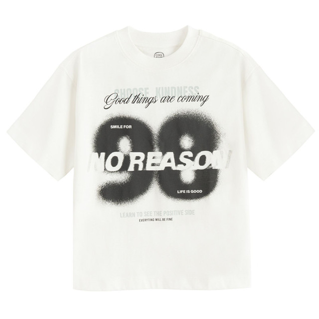 Тениска с къс ръкав, цвят: Бял