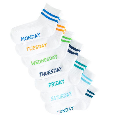 Чорапи 7бр., цвят: Бял