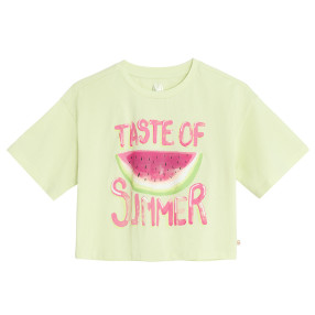 Тениска с къс ръкав, цвят: Зелен