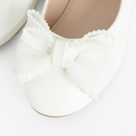 Балеринки, цвят: Бял