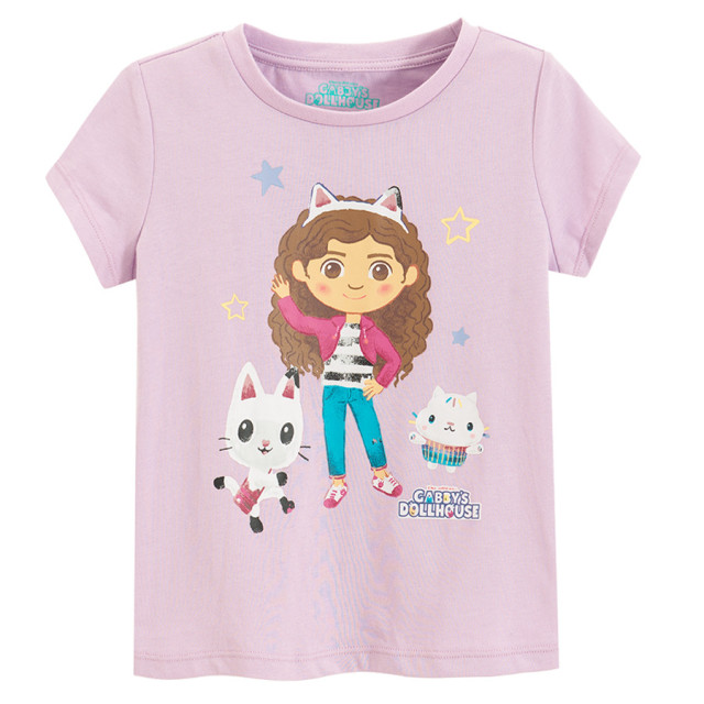 Пижама GABBY’S DOLLHOUSE, цвят: Лилав