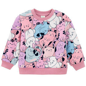 Блуза с дълъг ръкав, цвят: Микс