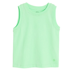 Тениска без ръкав, цвят: Зелен