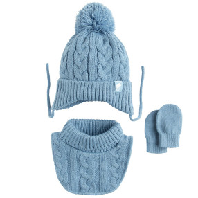 Зимен комплект, цвят: Син