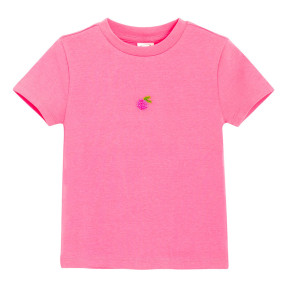 Тениска с къс ръкав, цвят: Розов