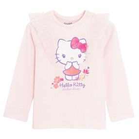 Блуза с дълъг ръкав HELLO KITTY, цвят: Розов