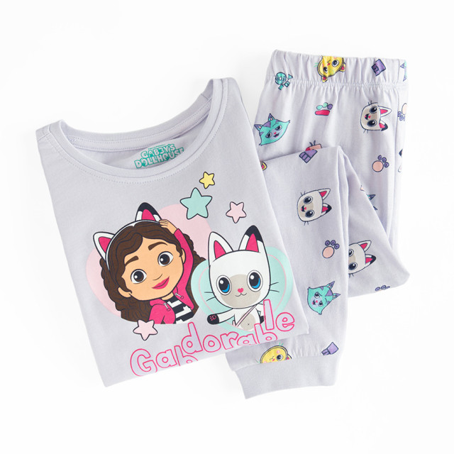 Пижама GABBY’S DOLLHOUSE, цвят: Лилав