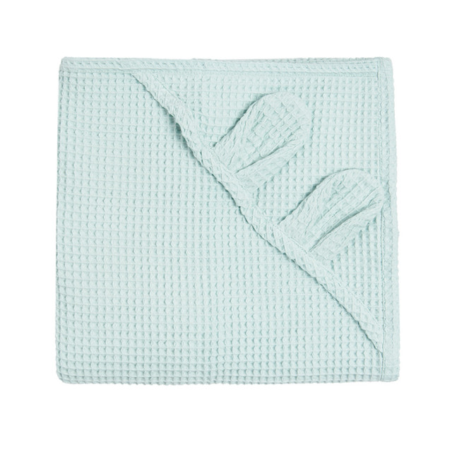 Хавлия с качулка, цвят: Тъмно син