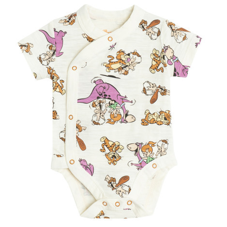 Боди с къс ръкав 2бр. FLINSTONES, цвят: Микс