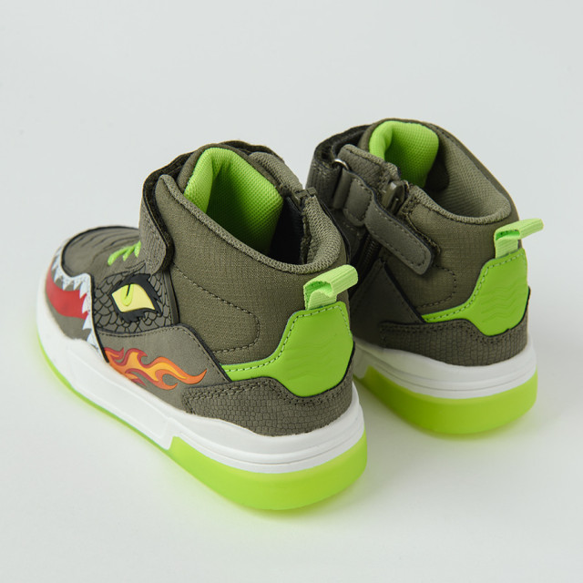 Високи обувки, цвят: Каки