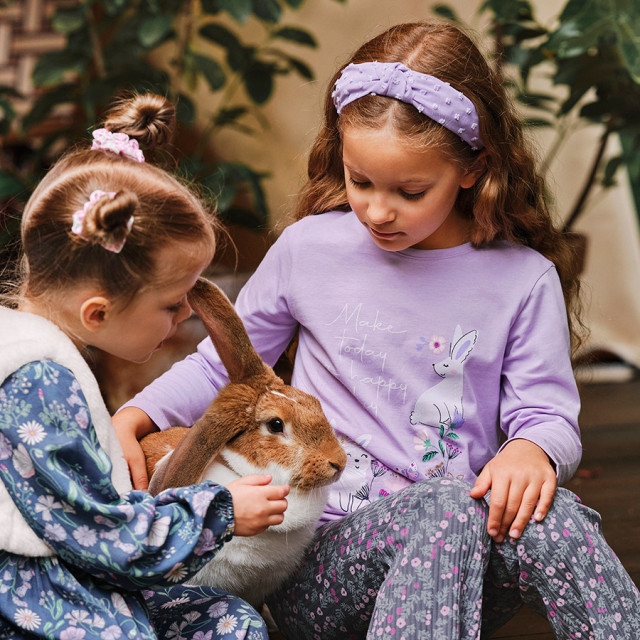 Тениска с дълъг ръкав, цвят: Виолетов