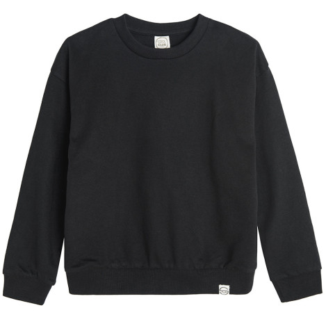 Блуза с дълъг ръкав, цвят: Черен