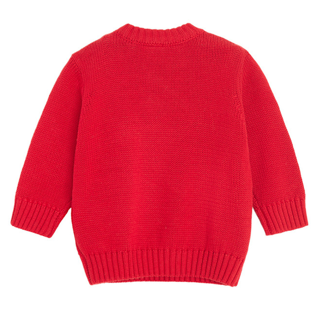 Пуловер, цвят: Червен