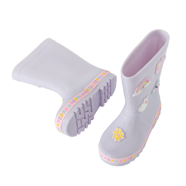 Гумени ботуши PEPPA PIG, цвят: Лилав