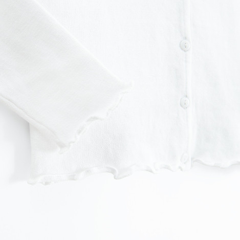 Жилетка, цвят: Бял