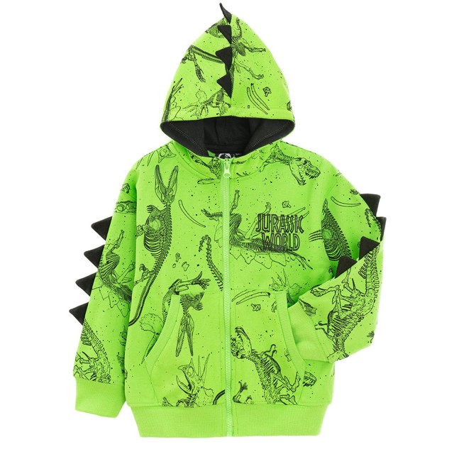 Суитчър JURASSIC WORLD, цвят: Зелен