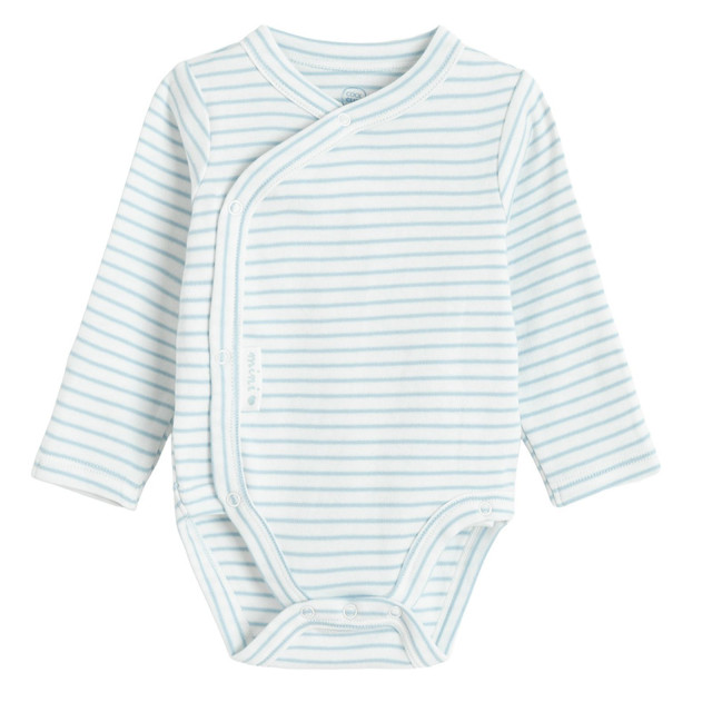 Боди с дълъг ръкав 2бр., цвят: Бял