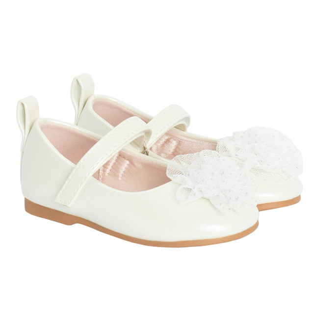 Балеринки, цвят: Бял