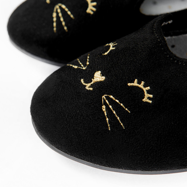 Балеринки, цвят: Черен