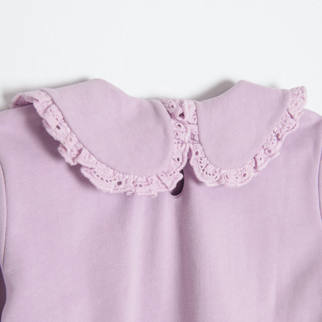 Блуза с дълъг ръкав, цвят: Виолетов