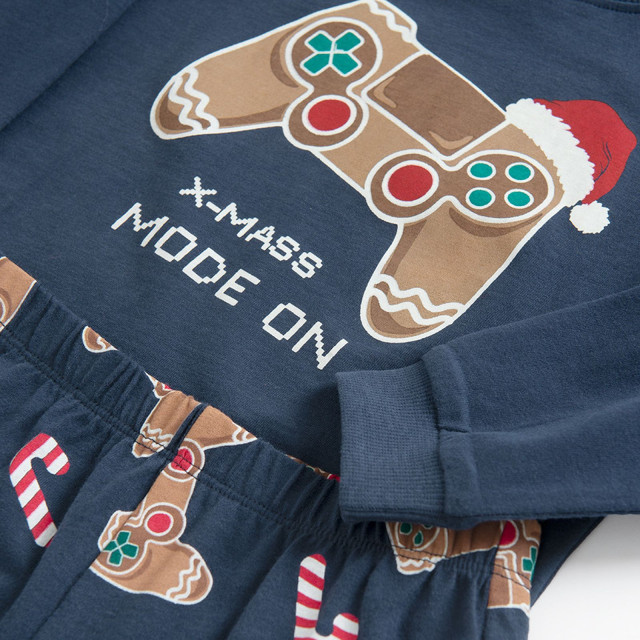 Пижама, цвят: Син