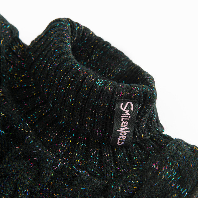 Шал SMILEY, цвят: Черен