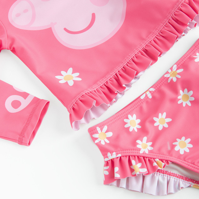 Бански костюми 2бр. PEPPA PIG, цвят: Червен