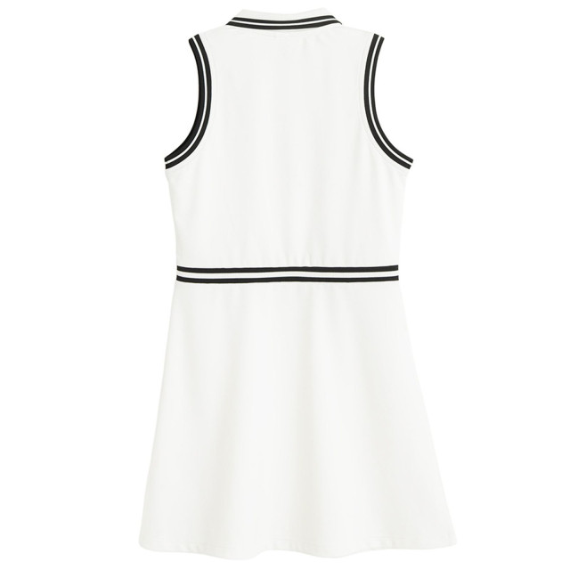 Рокля без ръкав, цвят: Бял